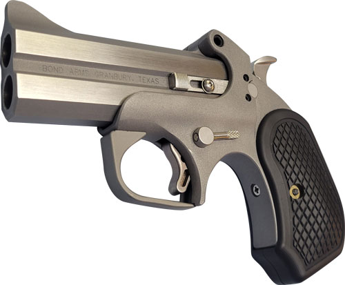 Bond Arms Rowdy XL Handgun .45 LC/.410 2RD Capacity 3.5" Barrel Stainless Steel with Black Grips