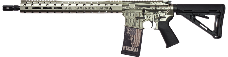 Black RAIN SPEC15 Trump FX - LTD. Edition 5.56 Silver 30RD
