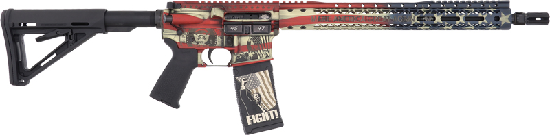 Black RAIN SPEC15 Trump Custom - Patriot 5.56 AM FLAG 30RD