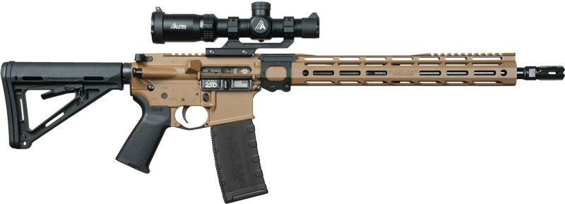Black Rain Ordnance Spec15 16" with Alpen Kodiak 1-4x24 Scope (Coyote Tan)