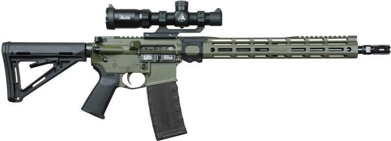 BLACK RAIN SPEC15 5.56 16" ALPEN KODIAK 1-4X24 OD
