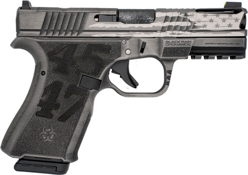 Black RAIN Frontline 9MM - Pistol Trump Custom 15RD GREY