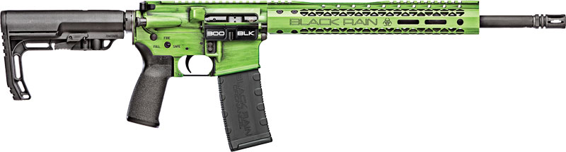 Black Rain Ordnance BRO-FUSION-300BLK-ZGB 16" 300BLK Zombie Green Rifle