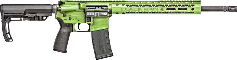 Black RAIN SPEC+ Fusion Rifle - 5.56 16" Zombie Green 30RD