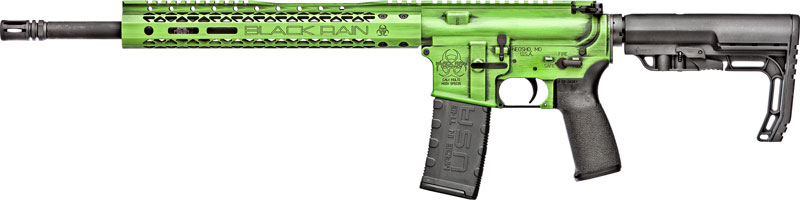 Black Rain Ordnance Spec+ Fusion AR Rifle (Zombie Green Battleworn, 16" 5.56/.223)