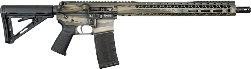 Black RAIN SPEC+ Patriot Rifle - 5.56 16" FDE/OD GRN FLAG 30RD