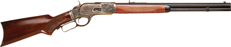 Cimarron 1873 Deluxe 45LC - 20" OCT. CC/Blued Pistol GRIP