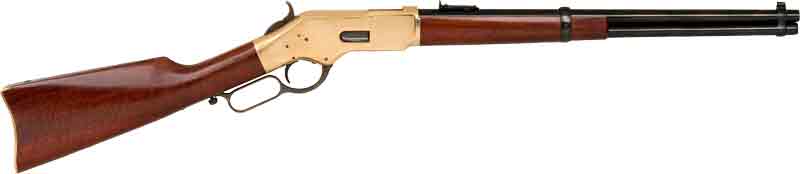 Cimarron CA230AS1 1866 Yellowboy 44/40 19" SR Carbine Blued Wood - Cimarron - 44-40WCF