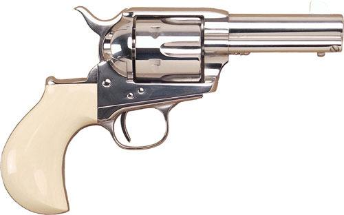 Cimarron CA4506DOCP Thunderer .45LC 3.5" Barrel SS Poly Ivory Grips