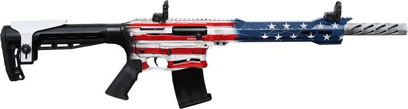 Citadel Boss-25 Shotgun 12GA 5RD Magazines 18.75" Barrel USA Flag Cerakote