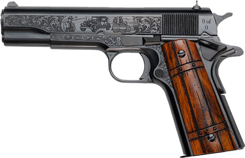 COLT 1911 Prohibition 45ACP 5" - 8RD Blued Engraved Whisky BRL