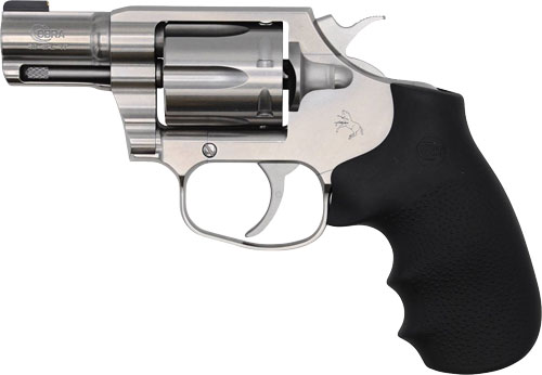 Colt Cobra Handgun .38 Spl(+p) 6RD Capacity 2" Barrel Stainless Finish Black Grips