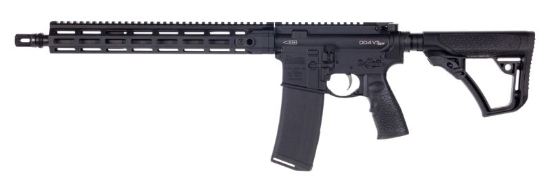 Daniel Defense DD4 V7 SLW Rifle 5.56MM NATO 32RD Magazine 14.5" 1/2X28 Threaded Barrel Black with 13.4" Handguard and Flash Hider
