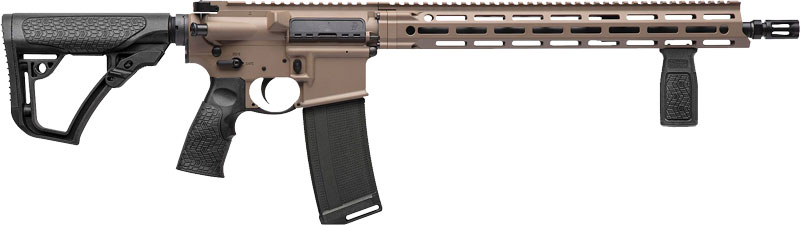 Daniel Defense DDM4 V7 Rifle 5.56MM 32RD Magazine 16" Barrel FDE Cerakote 6 Position Stock