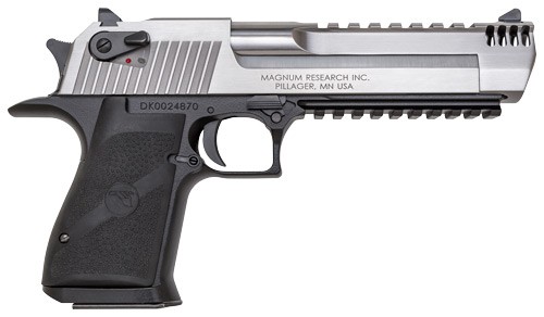 Desert Eagle .50AE 6" Pistol 7RD MARK XIX Black ALUM Frame STS Slide