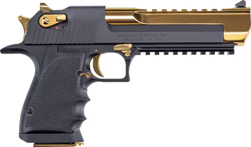 Desert Eagle MARK XIX 50AE - 6" Black GOLD Appointments