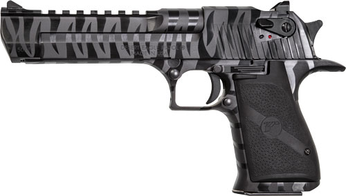 Desert Eagle 50AE Mark XIX 6" BBL Black with Tiger Stripes