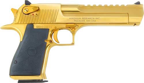 Magnum Research Desert Eagle Mark XIX Pistol .50 AE 6" Titanium Gold