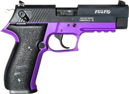 GSG Firefly Handgun .22 LR 10RD Magazine 4.9" Barrel Black/Purple