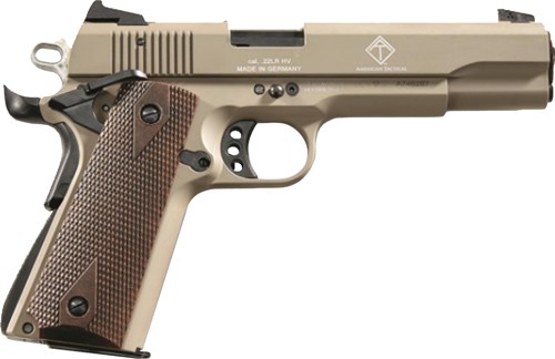 GSG M1911 22LR Pistol Tan, 5" Barrel, 10 Rounds - German Sport - Best Price $274.99