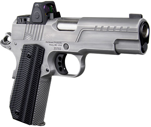Ed Brown FX2 1911 .45 ACP 4.25" Bobtail Stainless w/ Trijicon RMRcc