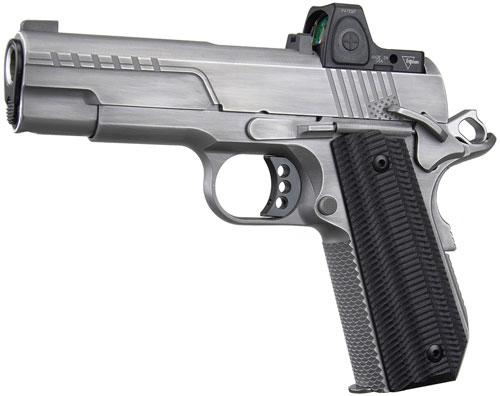 Ed Brown FX2 1911 .45 ACP 4.25" Bobtail Stainless w/ Trijicon RMRcc