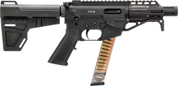 Freedom Ordnance FX-9 AR Style Handgun 9MM Luger 31/Rd Magazine 4" Pistol Uses Glock Style Mags