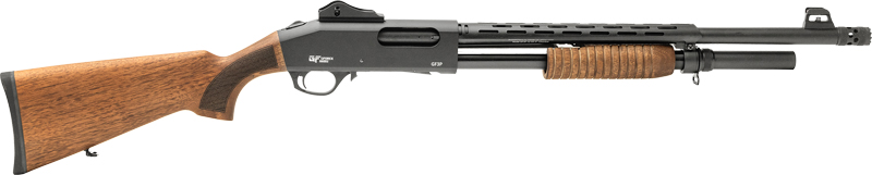 GForce 12Ga. Pump 20" Nickel Walnut stock  4+1   3" chamber GForce.