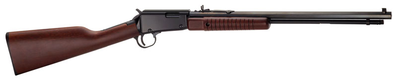 HENRY H3 PUMP ACTION 22S/L/LR - 20in. OCTAGON BLUED WALNUT-img-0