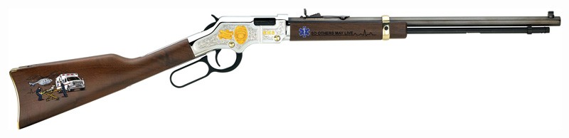 Henry Golden Boy EMS Tribute Edition Rifle .22 LR 16RD Magazine 20" Barrel Walnut