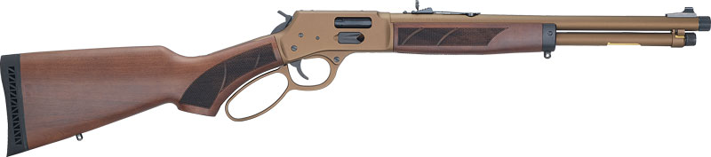 Henry H12 Explorer Carbine Rifle .44 MAG/.44 Spl 7RD Capacity 16.5" 5/8X24 Threaded Barrel Walnut Stock
