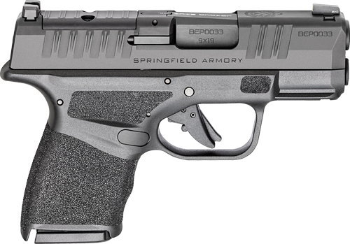 Springfield Hellcat OSP Low Capacity Handgun 9MM Luger 10RD Magazines 3'' Barrel Stainless Slide/Black Frame