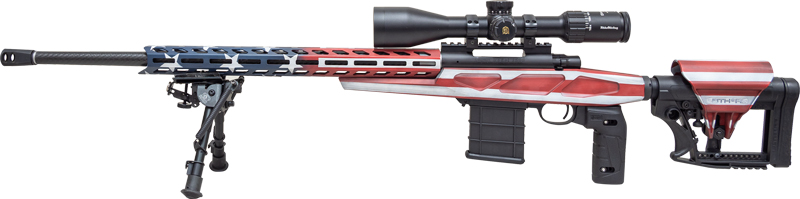 Howa M1500 Flag Chassis .308 Win 24" Threaded Bolt-Action Rifle (USA Flag)