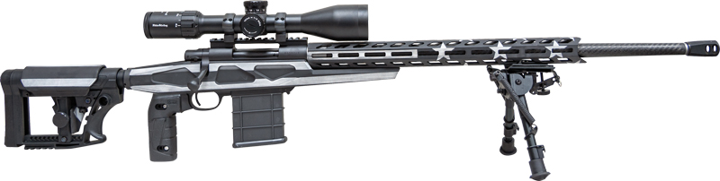 Howa M1500 Flag Chassis .308 Winchester 24" Threaded w/ Scope