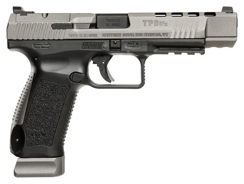 Canik TP9SFX Handgun 9MM Luger 20RD Magazines(2) 5.2" Barrel Optic Ready Tungsten Finish