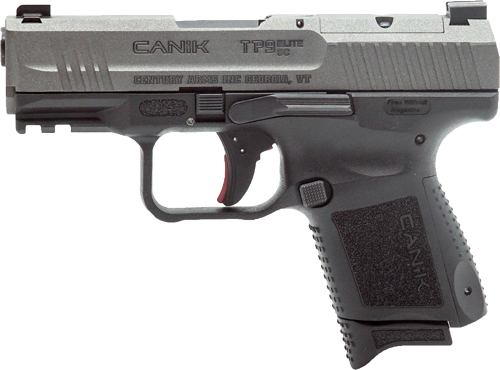 Canik TP9 Elite SC 9MM Luger 12RD (1) & 15RD (1) Magazines 3.5" Barrel Tungsten Slide/ Black Grip