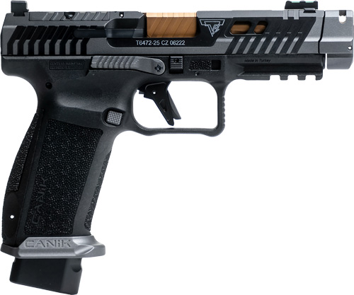 Canik TTI Combat Handgun 9MM Luger 10RD Magazines (2) 4.6" Barrel Smoke