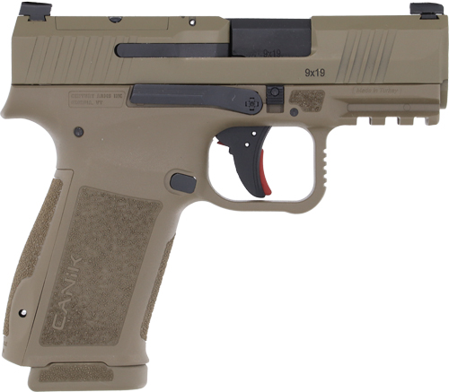 Canik Mete MC9L Handgun 9MM Luger 17RD Magazines(2) 3.18" Barrel Optic Ready FDE