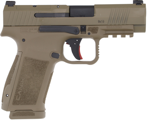 Canik Mete MC9LS Handgun 9MM Luger 17RD Magazines(2) 3.64" Barrel Optic Ready FDE