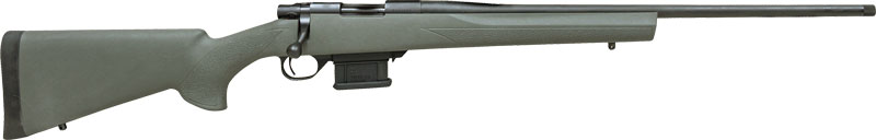Howa M1500 Hogue Rifle 25 Creedmoor 5RD Capacity 22'' Threaded Barrel Green Hogue Stock