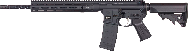 LWRC IC DI Rifle 5.56MM 30RD Magazine 16" 1/2X28 Threaded Barrel Black