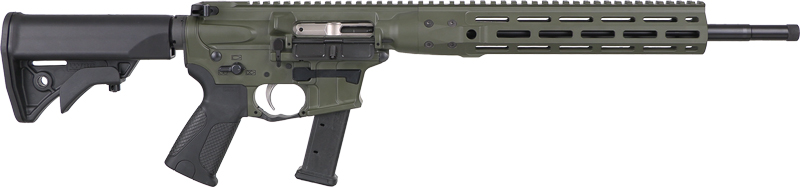 LWRC ICR9ODG16 IC Nine Carbine 9mm 16" 27RD OD Green/Black