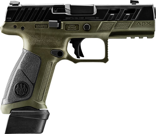 Beretta APX A1 Full Size Ported 9mm 4.25" ODG 10-Rounds