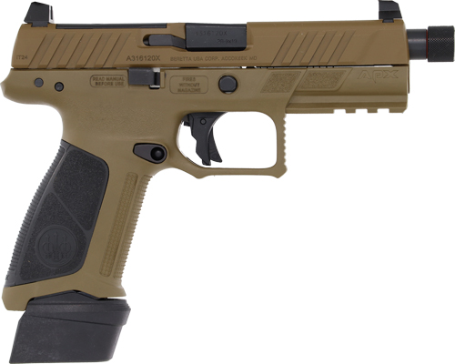 Beretta APX A1 Tactical Full Size 9mm Handgun (FDE) with 4.8" Threaded Barrel