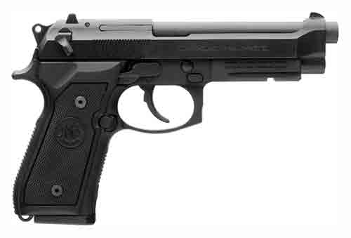 Beretta M9A1 9mm 4.9in 10rd — Superb Rail Equipped Service Pistol 3 Beretta M9A1 9mm pistol with Picatinny rail, beavertail frame and black Cerakote slide