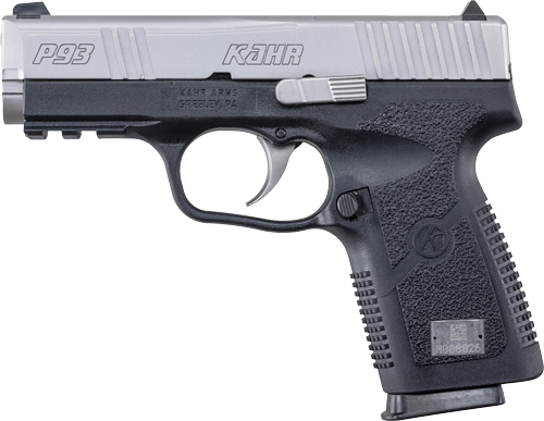 Kahr P93 G3 9mm 3.54 in Optics-Ready Handgun (8rd) with Holosun K Footprint and White Bar-Dot Sights