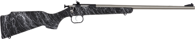 Keystone Crickett "My First Rifle" .22 LR Single Shot 16.1" Barrel Black with White Webbing