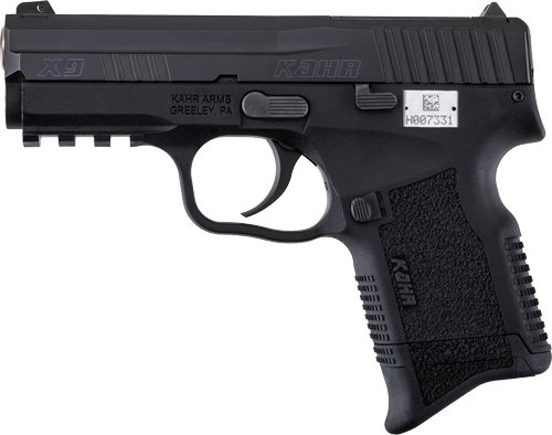 Kahr X9 Handgun 9MM Luger 10RD Magazines (2) 3.54" Barrel Black Optics Ready