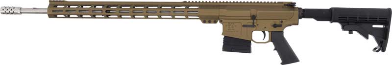GLFA AR10 Rifle 243 WIN - 24" S/S BBL 5-SHOT Bronze