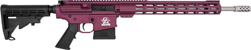 GLFA AR-15 Rifle .308 Win 10RD Magazine 16" Stainless Barrel 15" MLOK Rail Black Cherry Finish